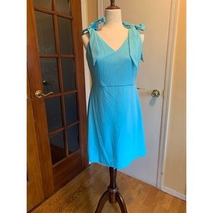 NWT BCBGeneration Aqua Blue Tie Strap Dress